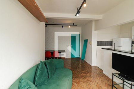 Sala de apartamento à venda com 1 quarto, 52m² em Barra da Tijuca, Rio de Janeiro