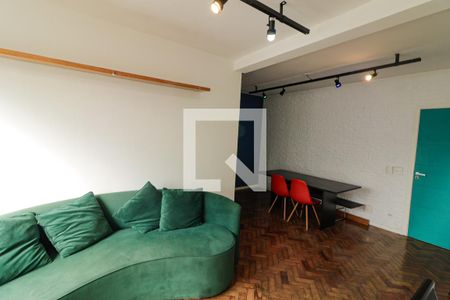 Sala de apartamento à venda com 1 quarto, 52m² em Barra da Tijuca, Rio de Janeiro