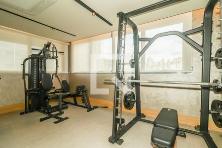 Área comum - Academia de apartamento à venda com 1 quarto, 50m² em Boa Vista, Porto Alegre
