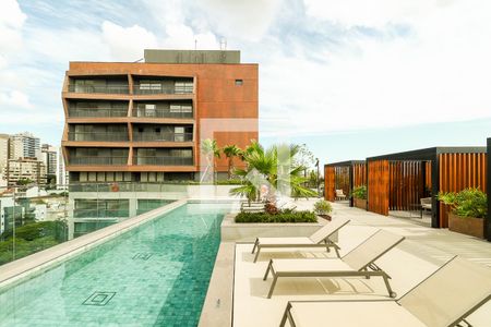Área comum - Piscina de apartamento à venda com 1 quarto, 50m² em Boa Vista, Porto Alegre