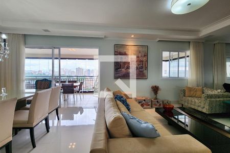 Sala de apartamento à venda com 3 quartos, 180m² em Nova Petrópolis, São Bernardo do Campo