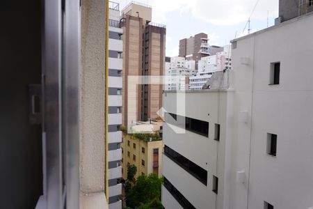 Vista - Sala de apartamento para alugar com 1 quarto, 40m² em Jardim Paulista, São Paulo