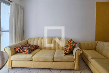 Sala de apartamento para alugar com 3 quartos, 90m² em Vila Julia, Guarujá