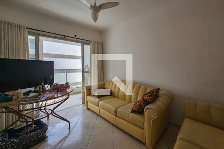 Sala de apartamento para alugar com 3 quartos, 90m² em Vila Julia, Guarujá