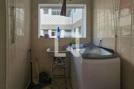 Área de serviço de apartamento para alugar com 3 quartos, 90m² em Vila Julia, Guarujá