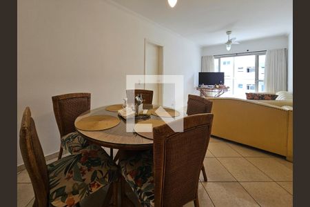 Sala de apartamento para alugar com 3 quartos, 90m² em Vila Julia, Guarujá