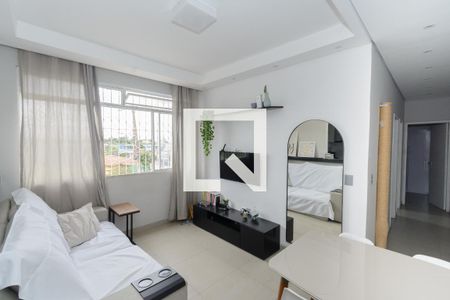 Sala de apartamento à venda com 2 quartos, 54m² em Califórnia, Belo Horizonte