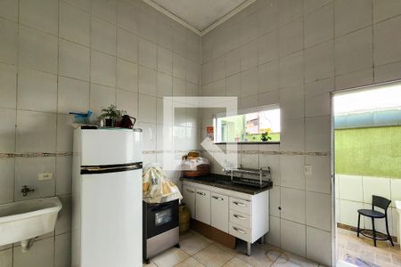 Cozinha de casa para alugar com 1 quarto, 30m² em Vila Santa Angelina, São Bernardo do Campo