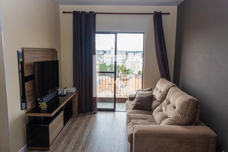 Sala de apartamento à venda com 2 quartos, 70m² em Vila Campo Grande, São Paulo