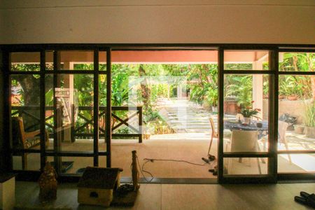 Vista da Sala para Varanda de casa de condomínio à venda com 4 quartos, 1036m² em Itanhangá, Rio de Janeiro