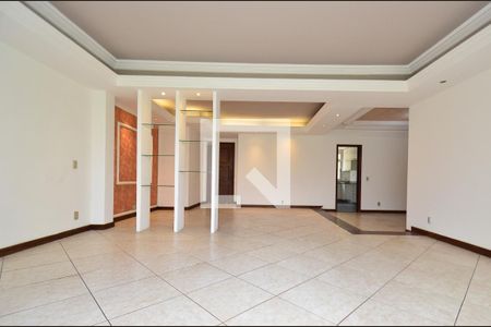 sala 2 ambientes de apartamento para alugar com 4 quartos, 166m² em Santo Antônio, Belo Horizonte