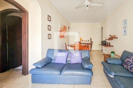 Sala de apartamento para alugar com 3 quartos, 120m² em Jardim Tres Marias, Guarujá