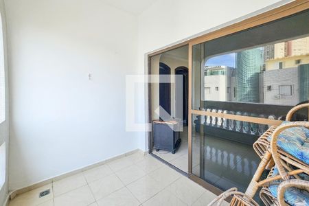 Varanda de apartamento para alugar com 3 quartos, 120m² em Jardim Tres Marias, Guarujá