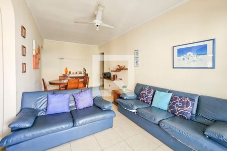 Sala de apartamento para alugar com 3 quartos, 120m² em Jardim Tres Marias, Guarujá