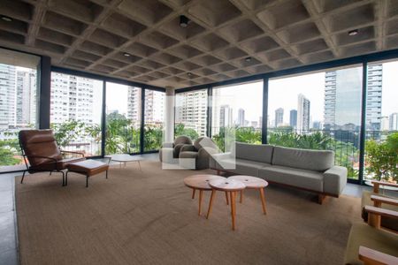 Sala de apartamento à venda com 1 quarto, 49m² em Cidade Monções, São Paulo