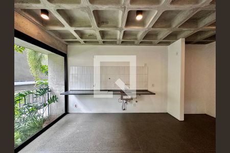 Sala/Cozinha de apartamento à venda com 1 quarto, 47m² em Cidade Monções, São Paulo