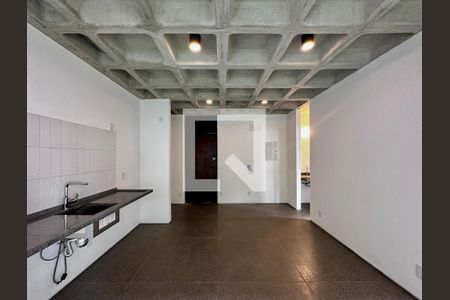 Sala/Cozinha de apartamento à venda com 1 quarto, 47m² em Cidade Monções, São Paulo