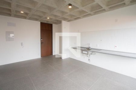 Sala/Cozinha de apartamento à venda com 1 quarto, 46m² em Cidade Monções, São Paulo