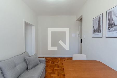 Sala de apartamento para alugar com 1 quarto, 37m² em Cerqueira César, São Paulo