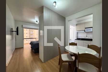 Sala de apartamento para alugar com 1 quarto, 36m² em Centro, São Leopoldo