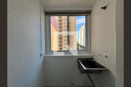 Cozinha de apartamento para alugar com 1 quarto, 36m² em Centro, São Leopoldo