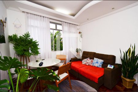 Sala de apartamento à venda com 2 quartos, 59m² em Colégio Batista, Belo Horizonte