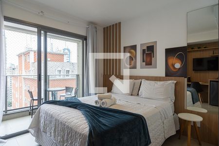 Sala/Quarto de kitnet/studio à venda com 1 quarto, 28m² em Consolação, São Paulo