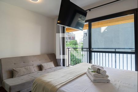 Sala/Quarto de kitnet/studio para alugar com 1 quarto, 24m² em Bela Vista, São Paulo