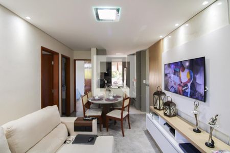 Sala de apartamento à venda com 2 quartos, 62m² em Dona Clara, Belo Horizonte