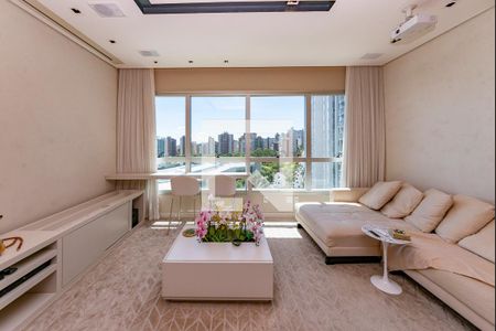 Sala de apartamento à venda com 1 quarto, 76m² em Belvedere, Belo Horizonte