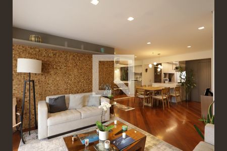 Sala de apartamento à venda com 3 quartos, 140m² em Vila Suzana, São Paulo