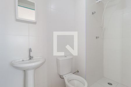 Banheiro de apartamento para alugar com 1 quarto, 24m² em Brás, São Paulo