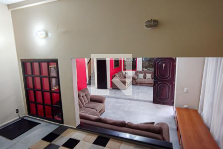 sala de casa de condomínio à venda com 5 quartos, 233m² em Taquara, Rio de Janeiro