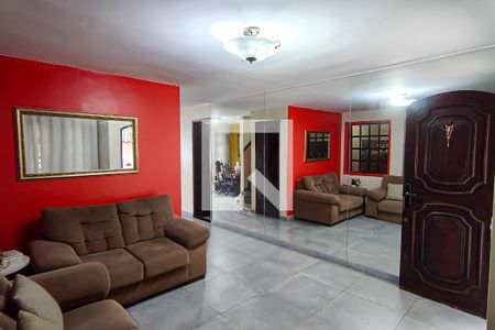 sala de casa de condomínio à venda com 5 quartos, 233m² em Taquara, Rio de Janeiro
