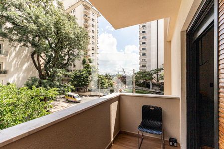 Varanda da Suíte de apartamento à venda com 3 quartos, 219m² em Higienópolis, São Paulo