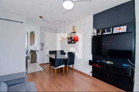 Sala de apartamento para alugar com 2 quartos, 42m² em Vila Nova Bonsucesso, Guarulhos