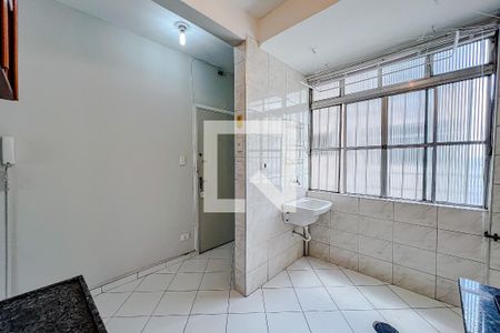 Cozinha e Área de Serviço de kitnet/studio para alugar com 1 quarto, 25m² em Aclimação, São Paulo