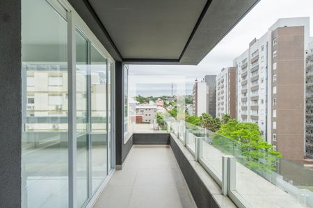 Varanda da Sala de apartamento à venda com 3 quartos, 177m² em Menino Deus, Porto Alegre