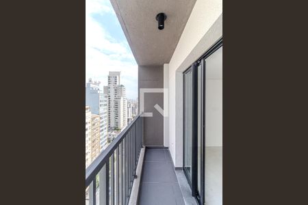 Varanda de kitnet/studio à venda com 1 quarto, 29m² em Vila Buarque, São Paulo