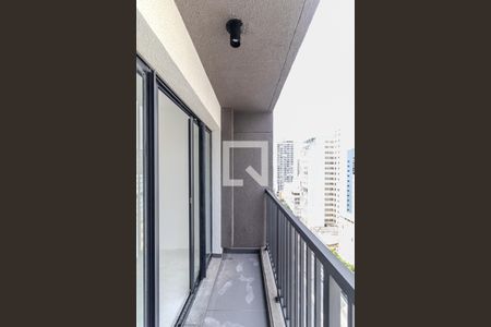 Varanda de kitnet/studio à venda com 1 quarto, 29m² em Vila Buarque, São Paulo