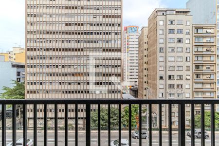 Varanda de kitnet/studio à venda com 1 quarto, 23m² em Vila Buarque, São Paulo