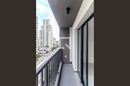 Varanda de kitnet/studio à venda com 1 quarto, 23m² em Vila Buarque, São Paulo