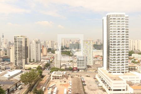 Varanda da Sala de apartamento para alugar com 1 quarto, 27m² em Parque Industrial Tomas Edson, São Paulo