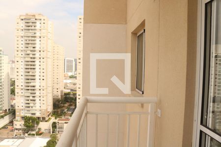 Varanda da Sala de apartamento para alugar com 1 quarto, 27m² em Parque Industrial Tomas Edson, São Paulo