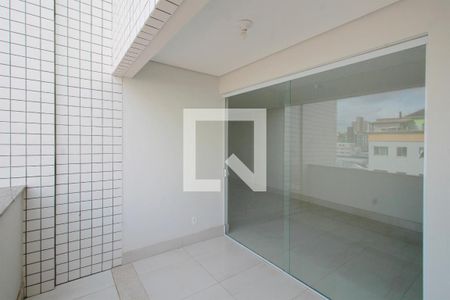 Varanda da Sala de apartamento à venda com 3 quartos, 78m² em Sagrada Família, Belo Horizonte