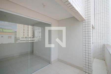 Varanda da Sala de apartamento à venda com 3 quartos, 78m² em Sagrada Família, Belo Horizonte
