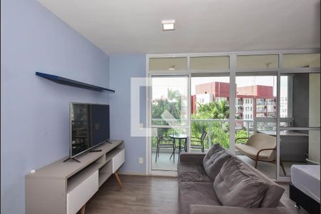 Sala de apartamento para alugar com 1 quarto, 42m² em Real Parque, São Paulo