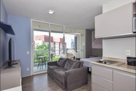 Sala de apartamento para alugar com 1 quarto, 42m² em Real Parque, São Paulo