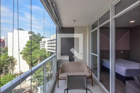 Varanda de apartamento para alugar com 1 quarto, 42m² em Real Parque, São Paulo