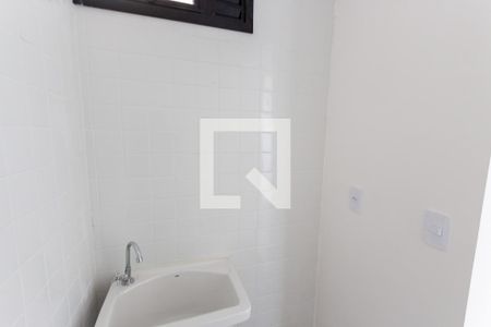 Área de Serviço de apartamento à venda com 2 quartos, 46m² em Campestre, Santo André